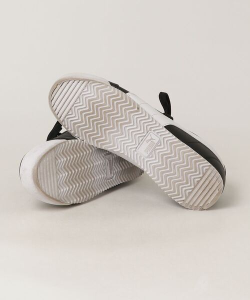 「PUMA」 ローカットスニーカー 24.5cm ブラック×ホワイト メンズ_画像3