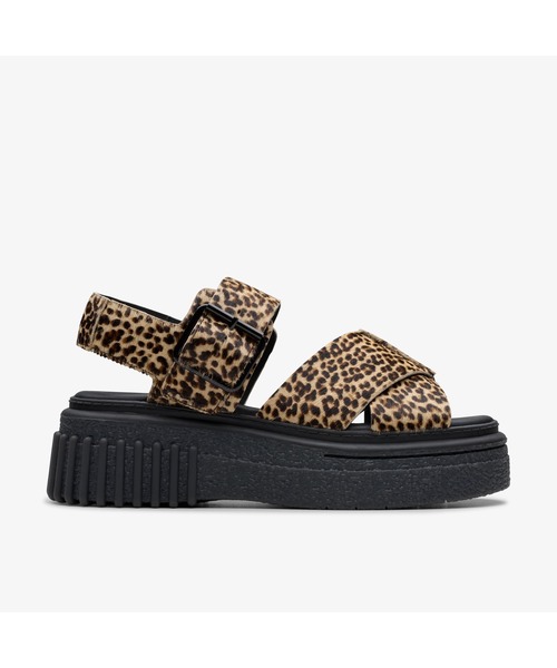 Clarks（クラークス） フラットサンダル - ブラウン レディース