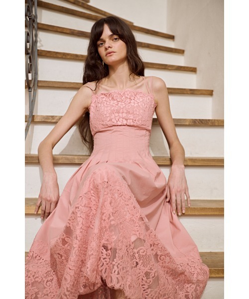 エステラケー　コードレースタックドレス Estella.K ワンピース Sicilia Lace Dress コードレースタックドレス