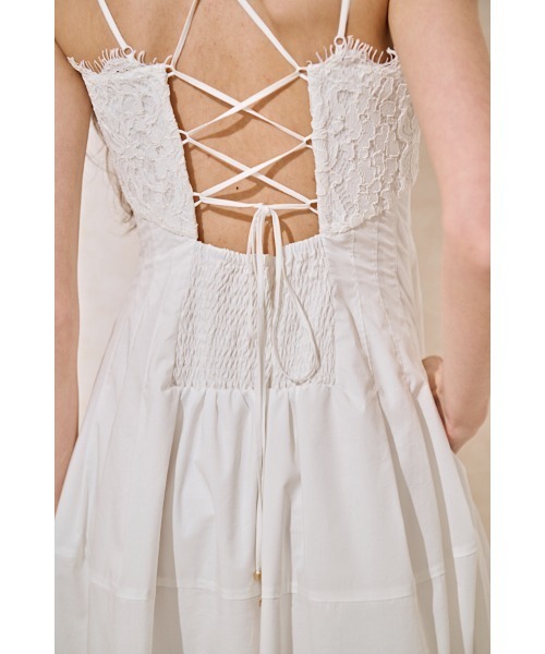 Estella.K ワンピース Sicilia Lace Dress コードレースタックドレス