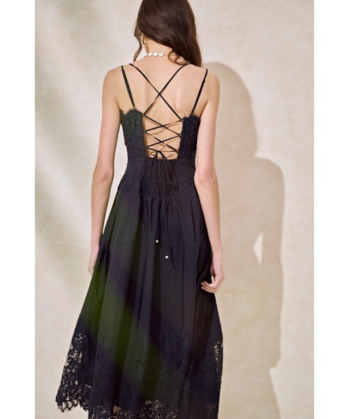 Estella.K ワンピース Sicilia Lace Dress コードレースタックドレス