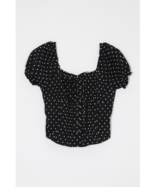MOUSSY（マウジー） ブラウス シャツ POLKA DOT CORSET ブラウス