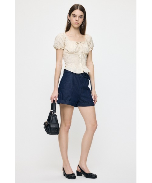 MOUSSY（マウジー） ブラウス シャツ POLKA DOT CORSET ブラウス 