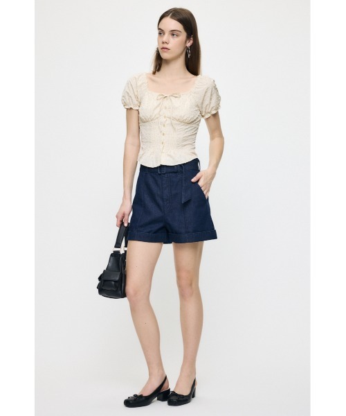 MOUSSY（マウジー） ブラウス シャツ POLKA DOT CORSET ブラウス 