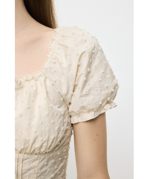 MOUSSY（マウジー） ブラウス シャツ POLKA DOT CORSET ブラウス 