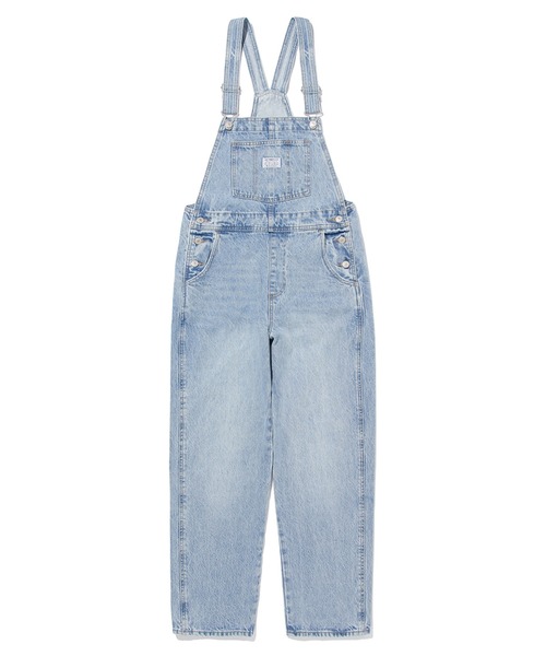 Levi's（リーバイス） オーバーオール S ライトインディゴブルー