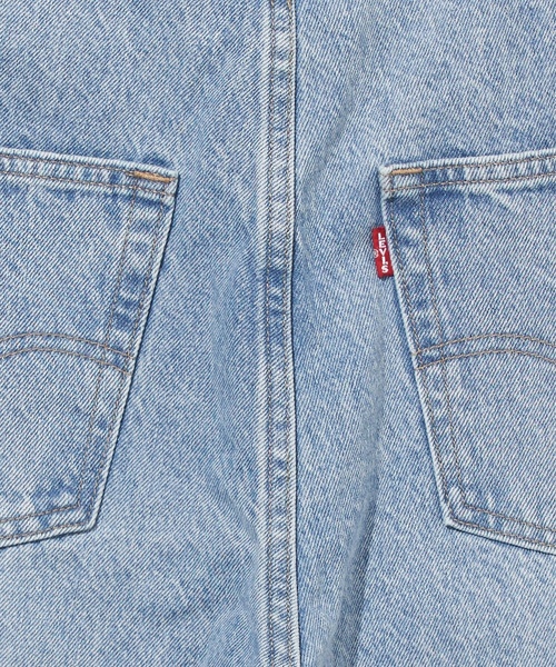 Levi's（リーバイス） オーバーオール S ライトインディゴブルー