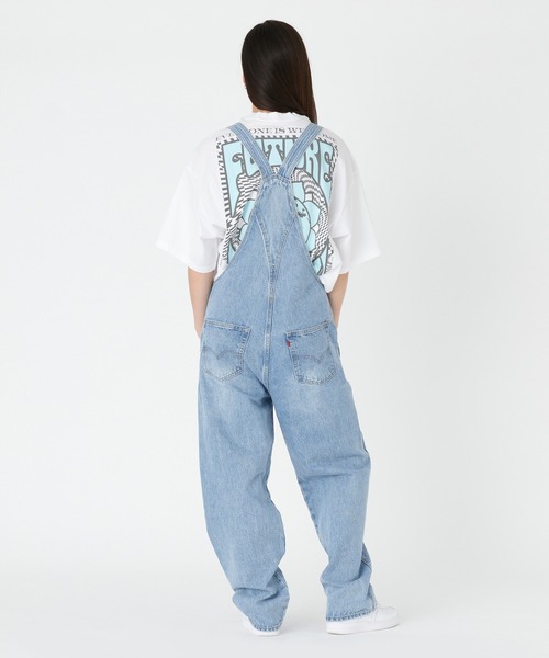 Levi's（リーバイス） オーバーオール S ライトインディゴブルー