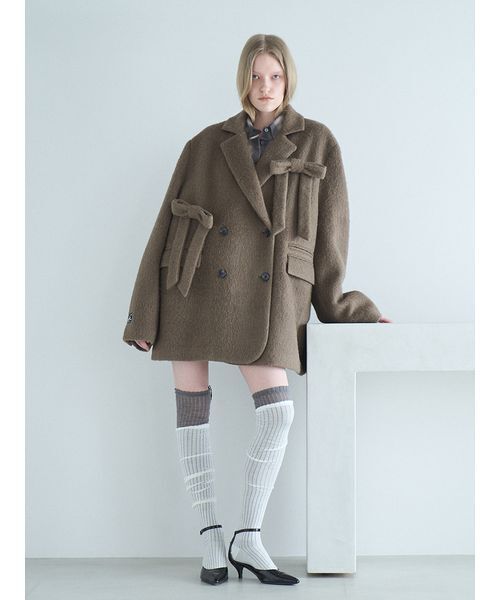 SORIN（ソリン） ジャケット ノーカラージャケット Shaggy Ribbon Coat 