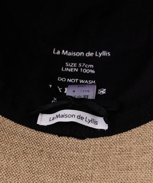 「La Maison de Lyllis」 ハット FREE ブラック レディース_画像3