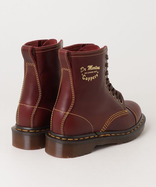 Dr. Martens バーガンディ レザー ブーツ EU37 UK4 Dr.Martens（ドクターマーチン） ブーツ MIE CAPPERS 8 ホール ブーツ