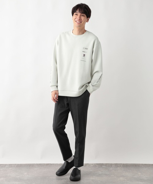 「GLOBAL WORK」 スラックス LARGE ネイビー メンズ_画像7