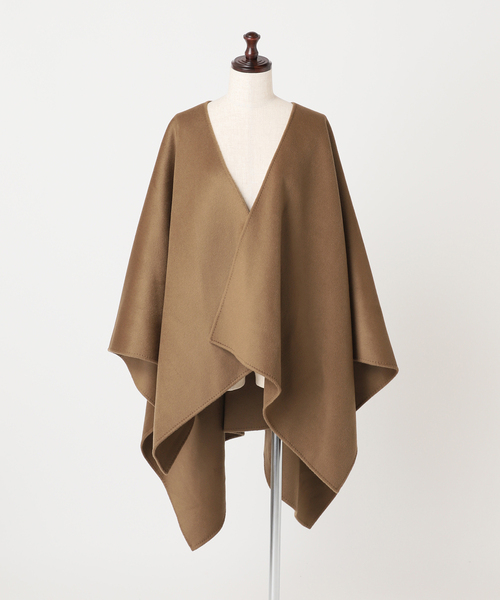 未使用 プラージュ plage ポンチョコート ケープ パイピング ベージュ系 plage（プラージュ） ポンチョ HAMILTON lazy poncho コート