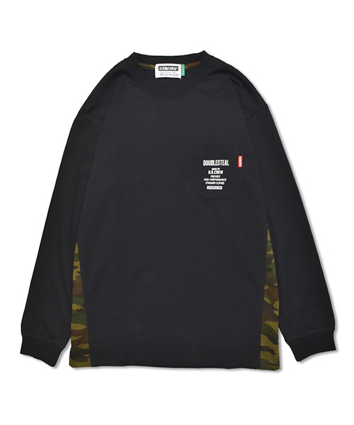 DOUBLE STEAL（ダブルスティール） tシャツ Side Panel Long Tee