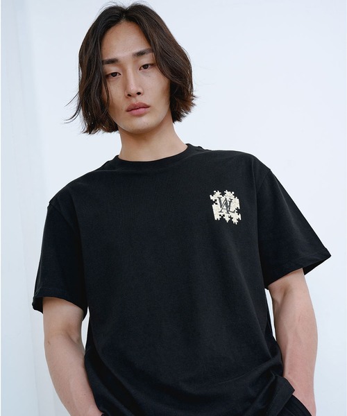 Tシャツ Tシャツ Wooalong ウアロン Puzzle Logo T Shirt パズルロゴ ワンポイントデザイン半袖tシャツ Zozotown Paypayモール店 通販 Paypayモール