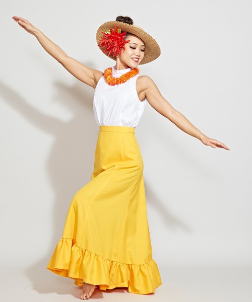 ブラウス シャツ 「Maunaloa」アメスリスタンドブラウス レディース Maunaloa（ファッション） ブラウス シャツ 「Maunaloa」アメ