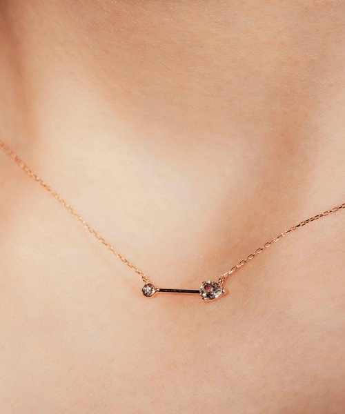 ルボンボン　ダイヤモンドネックレス diamond chain necklace – les bon bon Online store