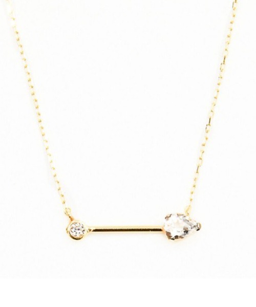 ネックレス 「les bon bon」float diamond necklace BOB163 レディースの画像