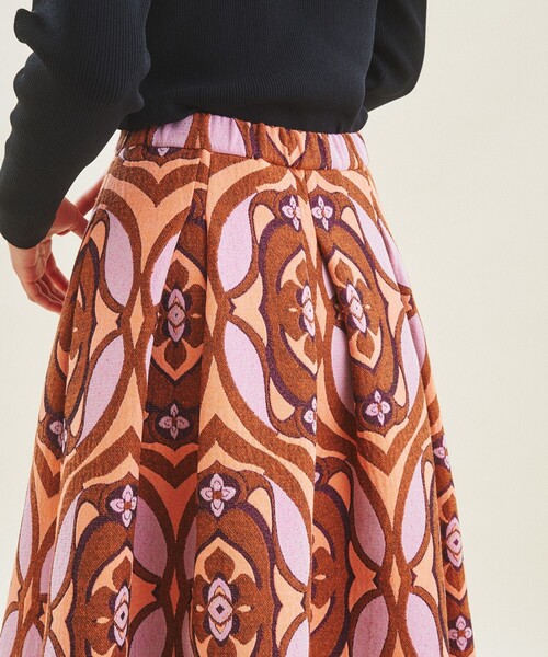 グレースコンチネンタル✨ジャガードskirt❤️ ジャガードタックスカート / GRACE CONTINENTAL | GRACE CONTINENTAL