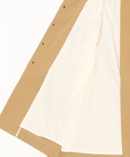 suzuki takayukiスタンドカラーリネンコート standing-collar coat（ステンカラーコート）｜suzuki takayuki
