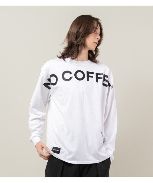NO COFFEE（ノーコーヒー） tシャツ ビッグロゴプリントL/S TEE メンズ