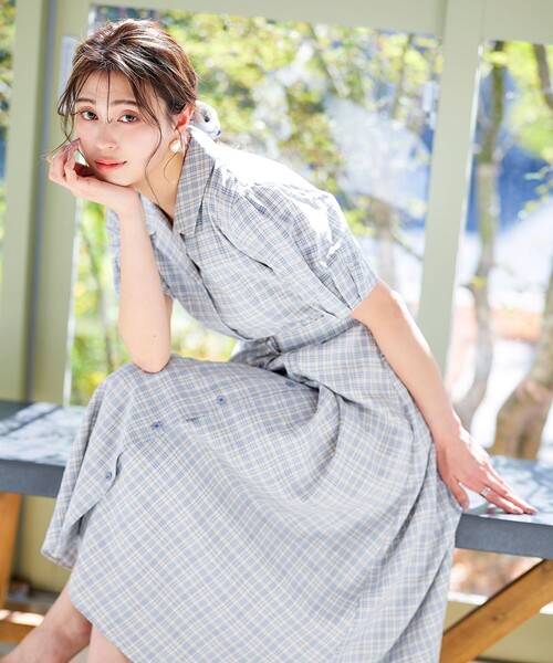 Tiaclasse シャツワンピース 開襟シャツワンピース : ZOZOTOWN Yahoo
