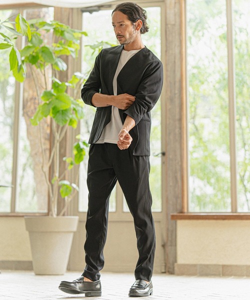 CAMBIO（カンビオ） ジャケット ノーカラージャケット mj9515