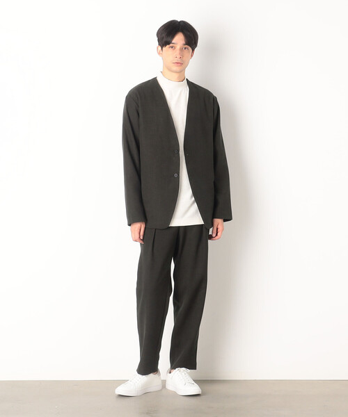 COMME CA ISM（コムサイズム） ジャケット ノーカラージャケット 起毛