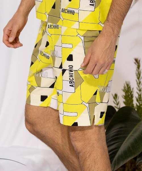 archivio パンツ 「MENS」通気撥水ショートパンツ「2024年春夏