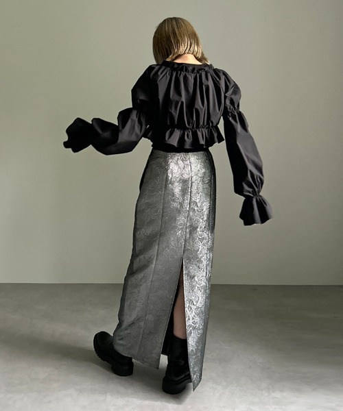 スカート ジャガードIラインスカート レディース : 81343044  