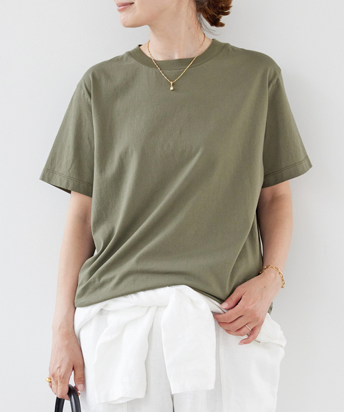 Deuxieme Classe　Mme.CREW Tシャツ　サックスブルー 新品【DeuxiemeClasse Mme CREW Tシャツ】 半袖 ブルー サックス