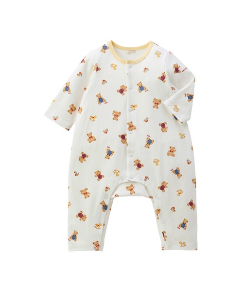 MIKI HOUSE（ミキハウス） ベビー服 ロンパース ミキハウスベア総柄