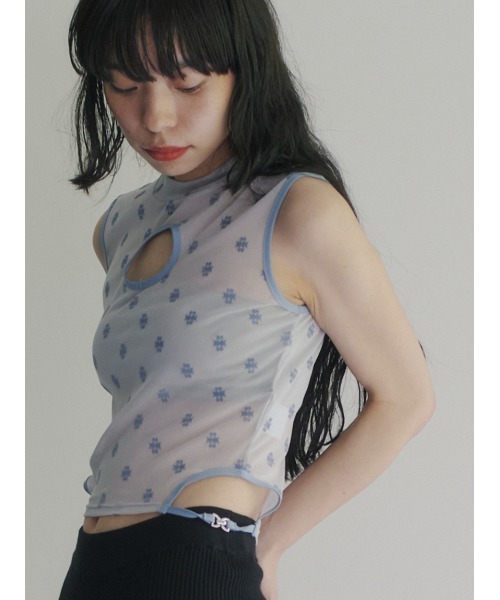 タンクトップ ノースリーブ Cut-out Tank Top レディース SORIN タンクトップ ノースリーブ SWAN LAKE Cut-out Tank Top