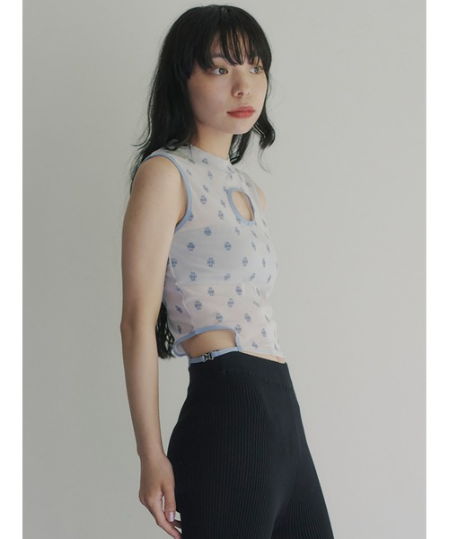 タンクトップ ノースリーブ Cut-out Tank Top レディース SORIN タンクトップ ノースリーブ SWAN LAKE Cut-out Tank Top