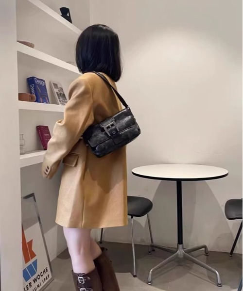 FREE STYLISTS ショルダーバッグ バッグ y2k バックル ベルト