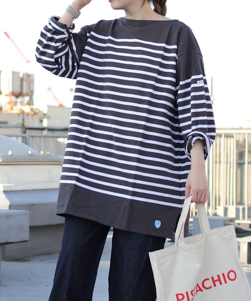 「ORCIVAL」 長袖カットソー 8 チャコールグレー レディース