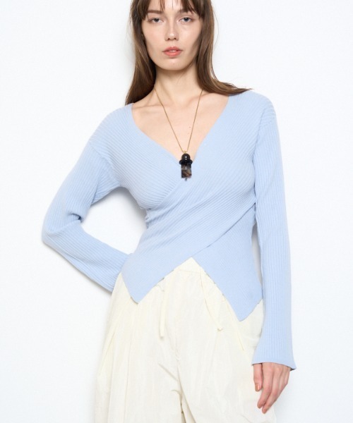 ニット セーター Mary kashkur knit マリーカシュクールニット レディース