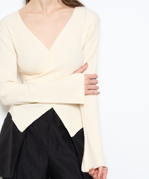 ニット セーター Mary kashkur knit マリーカシュクールニット レディース Muel Chic ニット セーター Mary kashkur knit マリー