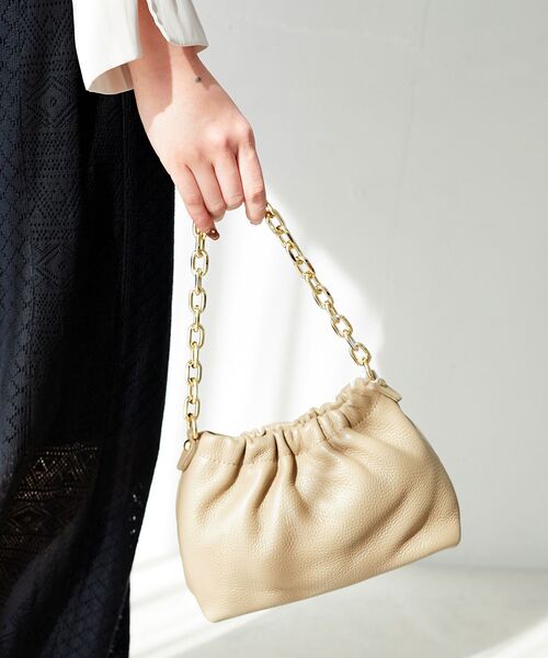 ショルダーバッグ バッグ AULENTTIギャザー2WAYショルダー レディース
