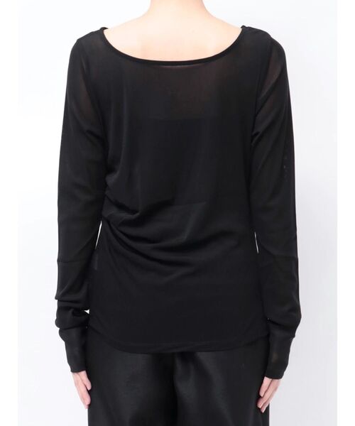 ELENDEEK（エレンディーク） tシャツ サイドギャザースキンカットソー