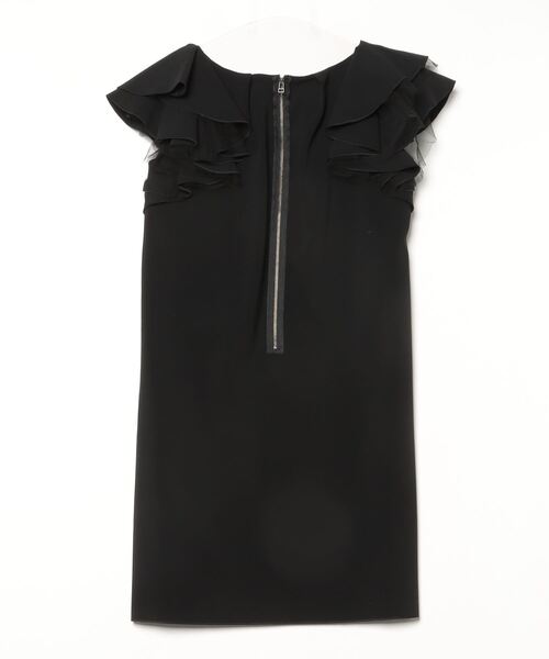 LANVIN ノースリーブワンピース 38サイズ LANVIN en Bleu 「LANVIN Bleu」 ノースリーブワンピース 38