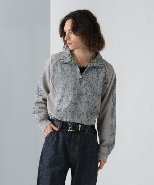 HARE ZIPラインハーフZIPスウェット【当日発送】 楽天市場】【SALE／45%OFF】【SET UP対応】ZIPラインハーフZIP