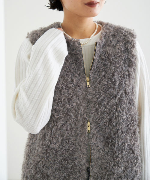 IENA（イエナ） コート アウター 「WEB限定/追加2」フェイクファー