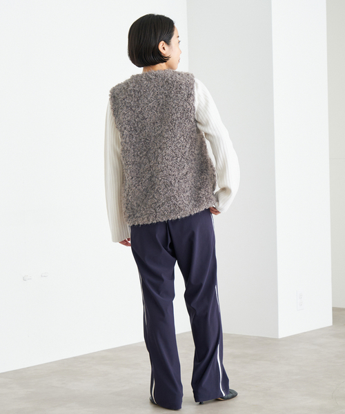 IENA フェイクファーベスト 追加》フェイクファーベスト | イエナ(IENA) | マルイウェブチャネル