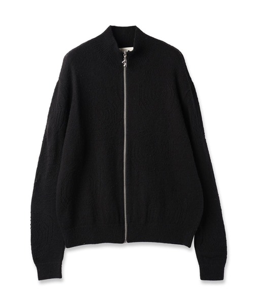 JieDa（ジエダ） セーター ニット RIPPLES ZIP UP KNIT メンズ 