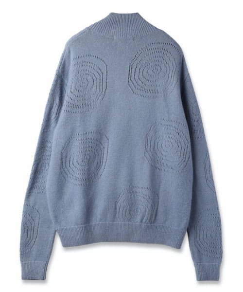 JieDa（ジエダ） セーター ニット RIPPLES ZIP UP KNIT メンズ 