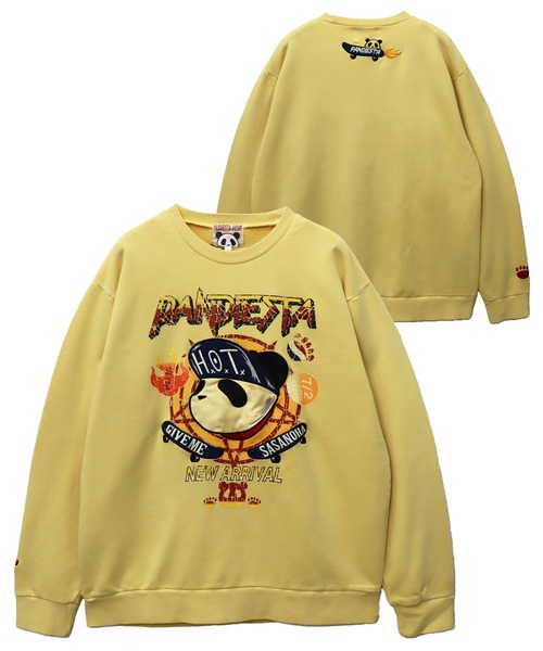 nagonstans スウェット PANDIESTA トレーナー スウェット スケートパンダ ピグメント