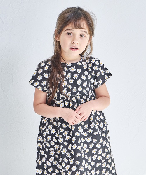 pairmanon（ペアマノン） ワンピース 「リンクコーデ」総柄 フレンチ