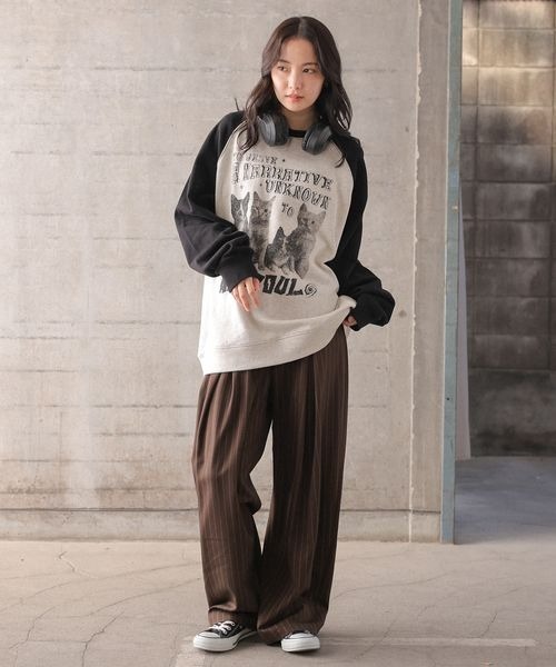 PBLIM トレーナー スウェット 「UNISEX」パンクキャット