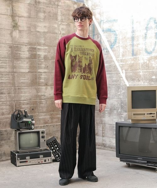 PBLIM トレーナー スウェット 「UNISEX」パンクキャットスウェット